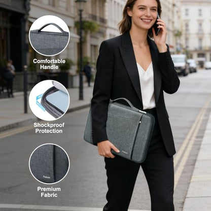 Ferkurn Laptop Case Sleeve for Men Women Chromebook Case Compatible with MacBook Air/Pro Lenovo Surface HP Dell ASUS Acer, 11.6 inch, Gray - color: Gray, size: 11.6 inch