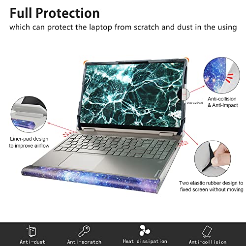 Protective Case for Dell Latitude 5550/Latitude 5540/Inspiron 15 3530 3535,Case for ASUS Q540 Q530 Q540VJ-I93050/Vivobook Pro 15 OLED Q533 Q543 Q533MJ-U73050 Q543MJ-U93050 15.6",Galaxy - color: Galaxy