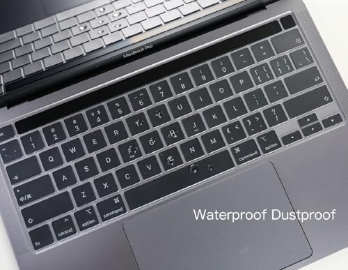 Ultra Thin Clear Keyboard Cover for 2020-2024 New MacBook Pro 13 Inch Model A2338 M2 M1 A2289 A2251 & 2020 2019 MacBook Pro 16 inch Model A2141 with Touch Bar & Touch ID Keyboard Skin Protector Cover - size: Mac Pro 13(No Cover Touchbar)