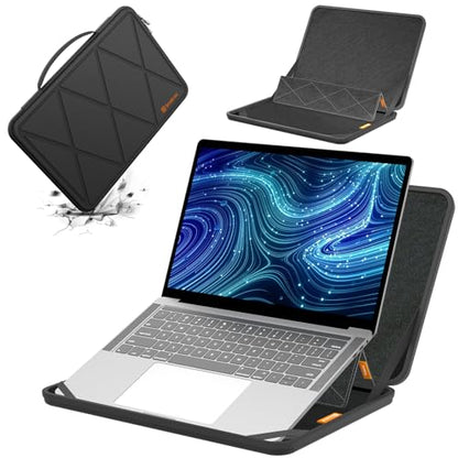 Smatree MS50T Hard EVA Protective Sleeve Case with Stand Compatible for 14 inch DELL Latitude 7455 Copilot+PC/7450/7400/7410/7420/7440 or 2-in-1 Laptop Notebook (Not Fit with Inspiron 14 Plus 7440!) | Compatible for 14 inch DELL Latitude 7455/7450/7400/74