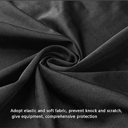 Elastic soft cloth computer dust cover black for 17/18/19/20/21 inch computer monitor and most brands of flat screen TV (17 to 21 inches)