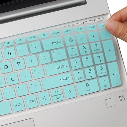 Keyboard Cover for HP 250 255 G10 15.6", HP Laptop 15.6" 15-fc 15-fd Series 15t-fd100 15z-fc000 15-fc0025dx 15-fc0245dx 15-fc0093dx 15-fd0023dx 15-fd0005dx 15-fd0883nr 15-fd0083wm 15-fd0083wm fd0127dx - color: Hotblue