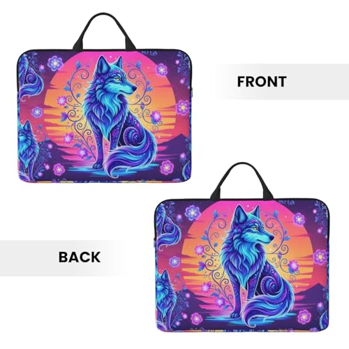 Laptop Case 14 Inch, Soft Shockproof Laptop Sleeve with Handle, Protective Bag - color: Pattern (668)