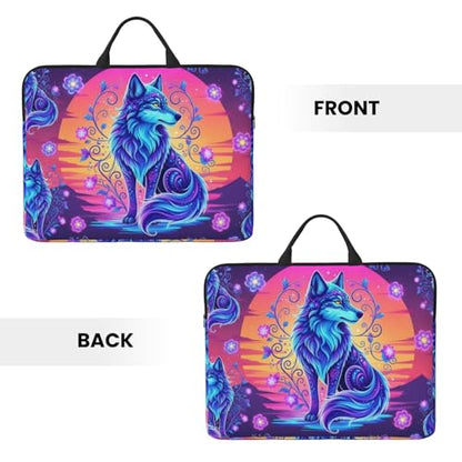 Laptop Case 14 Inch, Soft Shockproof Laptop Sleeve with Handle, Protective Bag - color: Pattern (668)