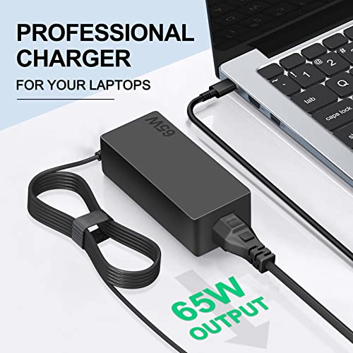 Dzytnsy 65W USB C Charger Compatible with Lenovo Thinkpad/Yoga/Chromebook Laptop Computer 65W 45W USB C Fast Power Adapter