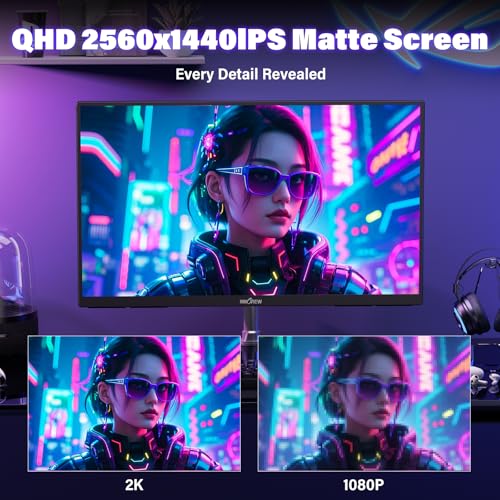 InnoView 23.8 Inch 2K 100Hz Large Portable Monitor ∆E<2 100% sRGB Fast IPS Portable Gaming Monitor QHD w/180° Adjustable Stand USB-C HDMI Laptop Monitor for PS5/4 Desktop MacBook Switch Xbox 2560X1440 - size: 23.8-Inch