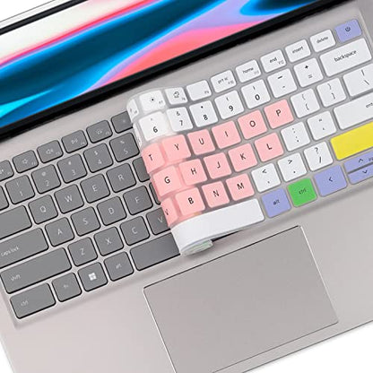 Keyboard Cover for Dell Inspiron 14 7415 7420 7425 7430 7435 14", Inspiron 14 5410 5415 5418 5420 5425 5430, Inspiron 16 5630 5620 5625 7620 7630 16", Dell Latitude 3320 3420, Inspiron 13 5310 - color: Candypink