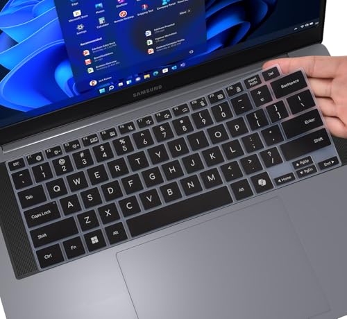 Keyboard Cover Skin for 2026 Samsung Galaxy Book 6 NP944XJG NP744BJG 14", Galaxy Book6 Pro/Ultra 14 & 16 inch NP944XJG NP964XJG NP964UJG Laptop Keyboard Protector(Not Fit GalaxyBook 5/4/3), Black
