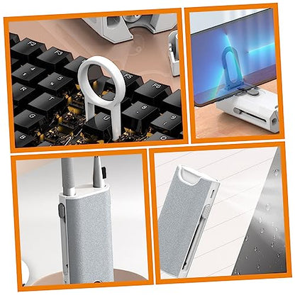 LIOOBO 1Set Electronics Cleaning Multi Functional Keyboard Screen Brush for Headphones Laptops and Tablets Portable Safe Materials Dust and Removal