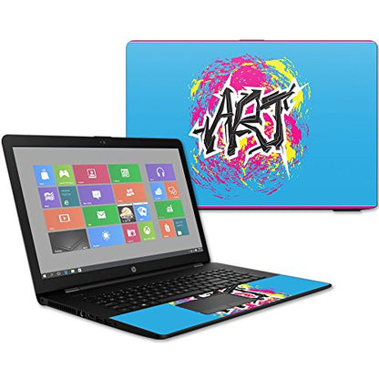 MightySkins Skin Compatible with HP 17t Laptop 17.3" (2017) - Art Graffiti | Protective, Durable, and Unique Vinyl Decal wrap Cover | Easy to Apply, Remove, and Change Styles | Made in The USA - color: Art Graffiti
