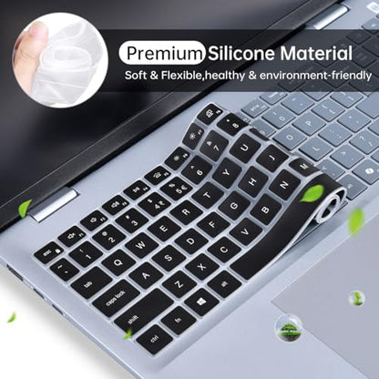 Keyboard Cover for 2025 Dell 16 Plus Laptop DB16250, Dell 16 Plus 2-in-1 Laptops DB16255 DB06250, Dell 16 Laptop DC16250 DC16251, Dell Inspiron 16 5640 5645 Keyboard Skin Protector, Black - color: Black