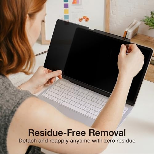 AMAZINGthing for MacBook Neo 13" [RADIX MagPrivacy] Magnetic Screen Protector, ±30° Privacy Viewing, Removable Privacy Film, 9H Hardness, 200μm Thin Profile, Reusable with Folder - size: Macbook Neo 13 inch