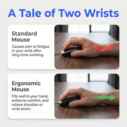 24 Pcs Black USB Wired Mouse 1200 DPI 3 Button Corded Computer Mice Right or Left Hand Use Computer Corded USB Mouse Bulk for PC Laptop Desktop Notebook Office School Classroom Use