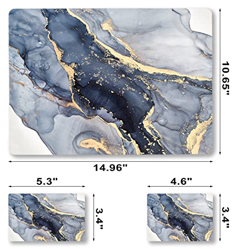 Laptop Skin Sticker Decal, 12" 13" 13.3" 14" 15" 15.4" 15.6 inch Laptop Universal Netbook PC Notebook Vinyl Reusable Skin Sticker Cover Art Case Protector Personalized,Gilt Marble - color: Gilt Marble