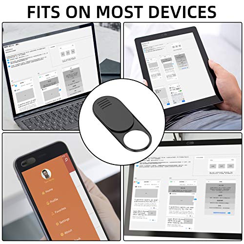 Webcam Cover,Ultra-Thin Camera cover Slide compatible with Laptop,MacBook,Computer,Laptops,PC,Apple Devices,and Tesla Model 3/Y Interior Cabin Camera,0.03in Thick Web Blocker Protect Your Privacy - size: 3 Big