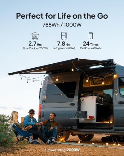 BLUETTI AC70 Portable Power Station 768Wh 1000W LFP Battery Solar Generator | Power Lifting 2000W, 45 Min 0-80% Fast Charging, 20ms UPS, Emergency Backup Power for Blackout, Camping, Outage and Road Trip - style: BLUETTI AC70