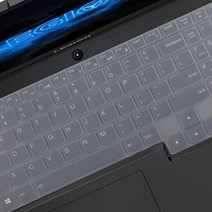 Keyboard Cover Skin for Lenovo Legion 5 5i 5p 5pi 7 7i Gen 9/8/7/6 15.6" 16" 17.3", Legion Pro 5 5i 7 7i 16" Gen 9/8/7/6, Legion Slim 5 5i 7 7i 15.6 16 Gen 9/8, LQQ 15.6" 16" Gen 9/8, US Layout - color: Clear