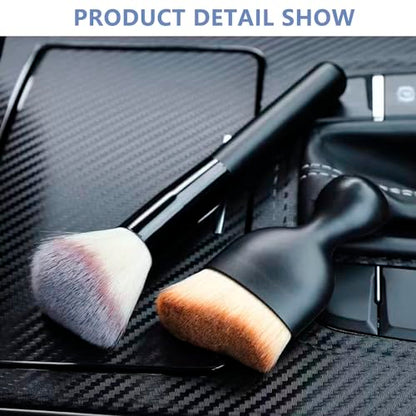 3 Pack Exquisite Microfiber Duster Brushes, Feather Duster,Car Interior Cleaning Brush - Cleaning Tool Efficient Dust Removal for Car Interior, Computers, Keyboards, Photo Frames, Digital Devices