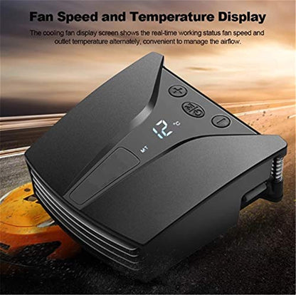 Computer Laptop Cooler Laptop Cooling Pad Laptop Fan Cooler Notebook Temperature Display Rapid Heatsink