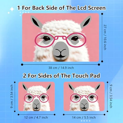 Universal Laptop Skin Sticker Decal for 11.6”12" 13" 13.3" 14" 15" 15.4" 15.6" Reusable Waterproof Scratch-Scratch Resistant Protective Vinyl Laptop Notebook Skin Stickers - Cute Alpaca - color: Cute Alpaca