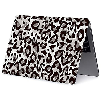 Case Compatible with MacBook Pro 13 inch 2012 2011 2010 2009 2008 Release with CD-ROM, Plastic Hard Shell Cover & Sleeve Bag & Keyboard Cover Skin for MacBook Pro 13 A1278,Leopard - color: Leopard 1, size: A1278(Pro 13 w/CD-ROM 2008-2012)