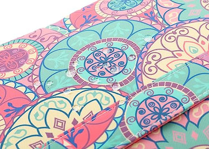 360° Protective Laptop Sleeve Case Bag with 2 Pockets,Handle and Luggage Strap for iPad 12.9 inch,MacBook Pro Air 13" and 12.5 inch-13.3 inch Screen Laptop (Bandanna) - color: Bandanna, size: 12.5 inch-13.5 inch