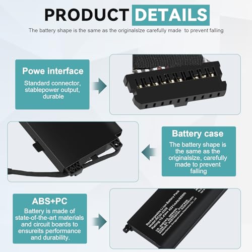TREE.NB RC30-0328 RZ09-0330 Laptop Battery for Razer Blade 15 Base 2020 2021 RZ09-0328 RZ09-0328X RZ09-03286 RZ09-03287 RZ09-03289 RZ09-03287E22 RZ09-03287E22-R3U1 RZ09-0369 - size: 9.61x2.72x0.83inch RC30-0328