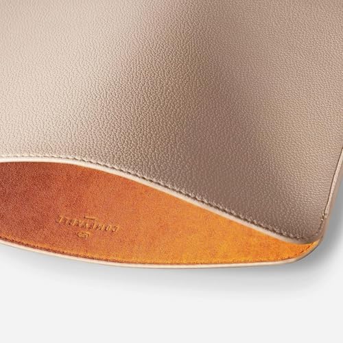 Comfyable Laptop Sleeve 14 Inch Precisely Compatible with MacBook Pro M5 M4 M3 M2 Pro/Max 2026-2021, Faux Leather Cover Case, 14 in, Sand - color: Sand, size: For 14" MacBook Pro