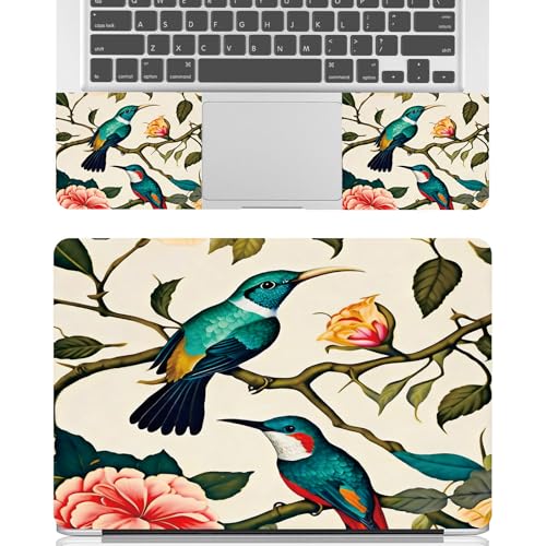 Universal Laptop Skin Sticker Decal for 11.6”12" 13" 13.3" 14" 15" 15.4" 15.6" Reusable Waterproof Scratch-Scratch Resistant Protective Vinyl Laptop Notebook Skin Stickers - Bird Flowers - color: Bird flowers