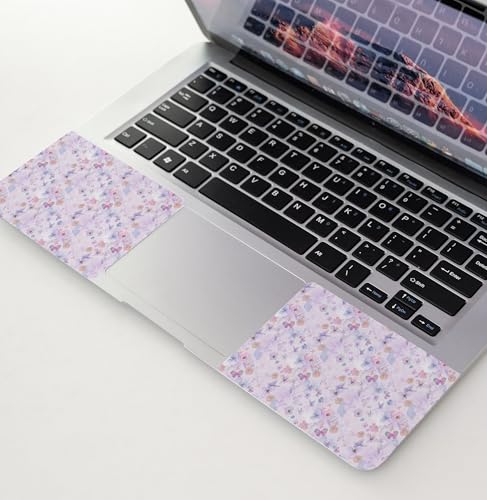 Laptop Skin Sticker 12.1 13 13.3 14 15 15.6 Inches Netbook Sticker Decal Reusable Universal Notebook PC Art Personalized Protector by AORTDES (AD-NEK-77 Flowers & Butterflies) - color: Flowers & Butterflies