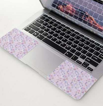 Laptop Skin Sticker 12.1 13 13.3 14 15 15.6 Inches Netbook Sticker Decal Reusable Universal Notebook PC Art Personalized Protector by AORTDES (AD-NEK-77 Flowers & Butterflies) - color: Flowers & Butterflies