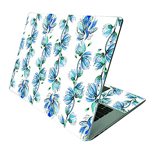 MightySkins Skin Compatible With Microsoft Surface Laptop 4 15” - Blue Vines | Protective, Durable, and Unique Vinyl Decal wrap cover | Easy To Apply, Remove, and Change Styles | Made in the USA - color: Blue Vines