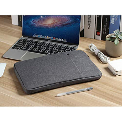 NIDOO 16 inch Laptop Sleeve Carrying Case Computer Protective Cover for 16" ThinkPad E16 Gen 2 / L16 Gen 6/ Z16/ ThinkBook 16 Gen 7 8/15 inch MacBook Air M5 M4/ Dell 16 Plus/HP ASUS Acer - color: Dark Grey, size: 15-16 Inch / Macbook Pro 15 16