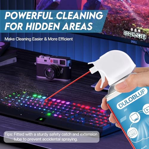 Compressed Air Duster: Computer Keyboard Cleaner