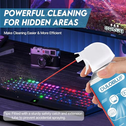 Compressed Air Duster: Computer Keyboard Cleaner