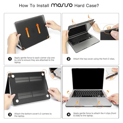 MOSISO Compatible with MacBook Air 15 inch Case M5 M4 M3 M2, Sky Blue Clear | Ultra Thin Hard Case,Precision Color & Anti-Fingerprint -Compatible with MacBook Air 15.3 inch A3241 A3114 A2941 2026-2023 - color: Sky Blue Clear