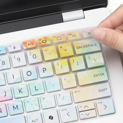 Keyboard Cover for 2026 2025 HP OmniBook 5 Flip 14"/OmniBook 5 Next Gen AI 14" 14-he0037nr 14-he0017nr 14-he0027nr 14-fp0057nr 14-fp0023dx 14-fp0750ng 14-fp0950nd 14-fp0765ng 14-fp0540nd 14" -Dazzle - color: Dazzle
