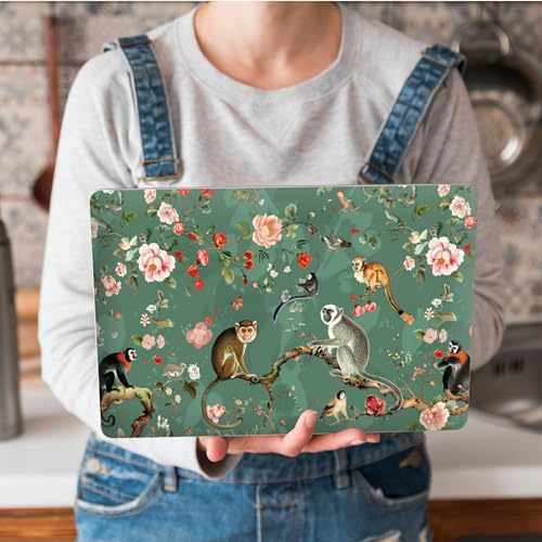 Universal Laptop Skin Sticker with 2 Wrist Pad Skins, Waterproof Scratch Resistant Vinyl Laptop Cover Decal, Cut to Fit for 11–15.6 Inch MacBook HP Dell Lenovo, Flowers Birds - color: Flowers Birds