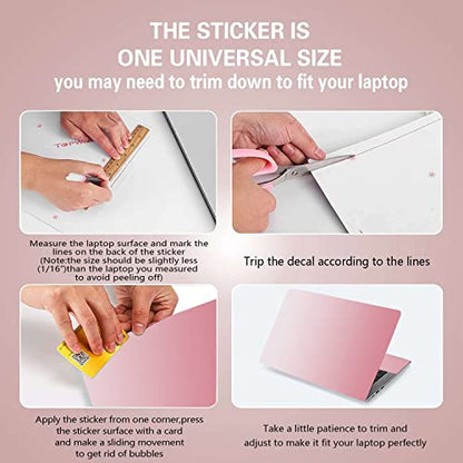 Laptop Notebook Skin Sticker Cover Decal Fits 12 13 13.3 14 15 15.4 15.6 inch Laptop Protector Notebook PC | Easy to Apply, Remove and Change Styles (NEK-31) - color: NEK-31