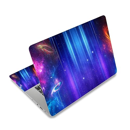 Laptop Stickers Decal,12 13 14 15 15.6 inches Netbook Laptop Skin Sticker Reusable Protector Cover Case for Toshiba Hp Samsung Dell Apple Acer Leonovo Sony Asus Laptop Notebook (Galaxy) - color: Galaxy