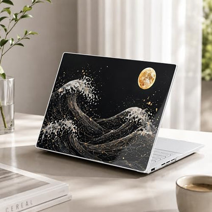 Batianda Case for ASUS Zenbook 14 OLED 2024 2025, Midnight Great Wave | Model UX3405×× / UM3406××, Slim Plastic Hard Shell, Artistic Designs, Ultra-Thin Lightweight Laptop Case - color: Midnight Great Wave