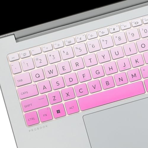 Keyboard Cover for 2026 2025 2024 HP EliteBook 640 645 G11 14" & EliteBook 1040 G11 14" Laptop Accessories Protective Skin, US Layout(Not fit EliteBook 640 645 1040 G8/G9/G10 or Older)-OPurlple - color: OmbrePurlple