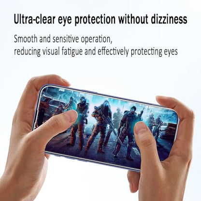 2 Pack Anti Blue Light Screen Protector for iPhone 16 / iPhone 15 Eye Protection Tempered Glass Film, Easy to Install, Bubble Free - size: iPhone 16/15 6.1-inch