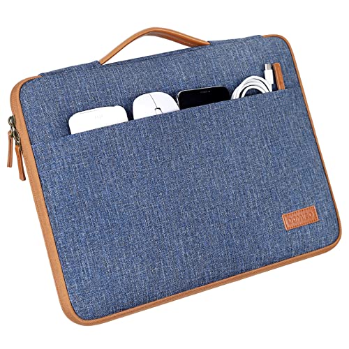 DOMISO Laptop Case Sleeve Protective Cover Compatible with MacBook Air 13 M4 M3 M2,MacBook Pro M2 M1,iPad Air/Pro,13 inch Dell,Lenovo, HP,Asus,Waterproof Computer Cases Bag with Handle,Blue - color: Blue, size: 13" for MacBook Air/Pro