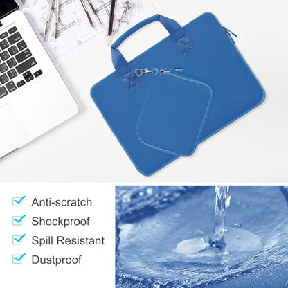 Hseok Laptop Sleeve 14 inch Case with Small Case, Compatible with MacBook Neo 14, MacBook Pro 14 M5/M4/M3/M2/M1, XPS 14 and Most 14 inch Notebooks, Neoprene Computer Handbag,J01B01 - color: J01b01, size: 14"