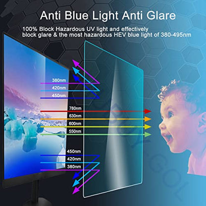 16 inch Anti Blue Light Screen Protector for HP/Dell/ASUS/Samsung/Lenovo/Acer/MSI/Razer Blade/LG Gram All 16" Laptops with 16:10 Aspect Ratio Laptop Eye Protection Film - size: 16 Inch 16:10