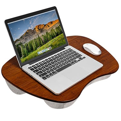 ROSSIE Home XL Bamboo Lap Desk – Chestnut, Fits 17.3” Laptops - color: Chestnut