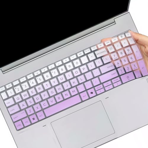 Keyboard Cover for 2026 2025 HP EliteBook 660 G11 16"/EliteBook 665 G11 16", HP ProBook 460 465G11 16 inch Laptop Accessories Protective Keyboard Cover Skin US Layout -OmbrePurlple - color: OmbrePurlple