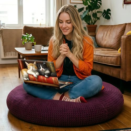 Library Cats Nap Universal Laptop Skin Sticker 3PCS, Protective Decal Trim-to-Fit 11.6" 13.3" 14" 15.6" Laptop Vinyl Cover, Removable Anti-Scratch Computer Decal Protector - color: Library Cats Nap