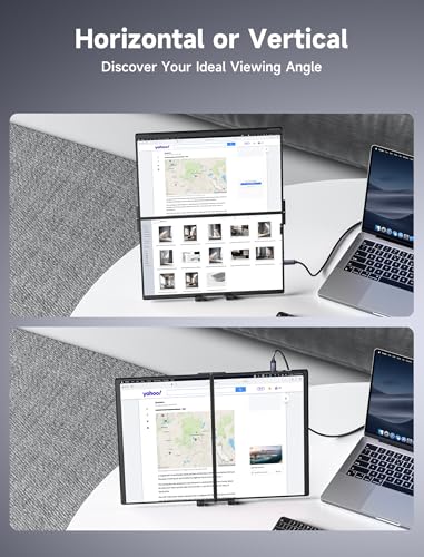 JSAUX Portable Monitor Stand for FlipGo, 13.5", 15.6" and 16" Screens | Quick-setup, lightweight stand mount for FlipGo and 13.5, 15.6 or 16-inch portable monitors; ideal for travel and desks